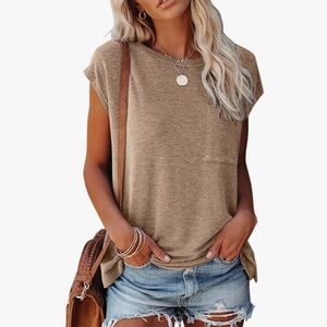 Casual Tan Women's Top